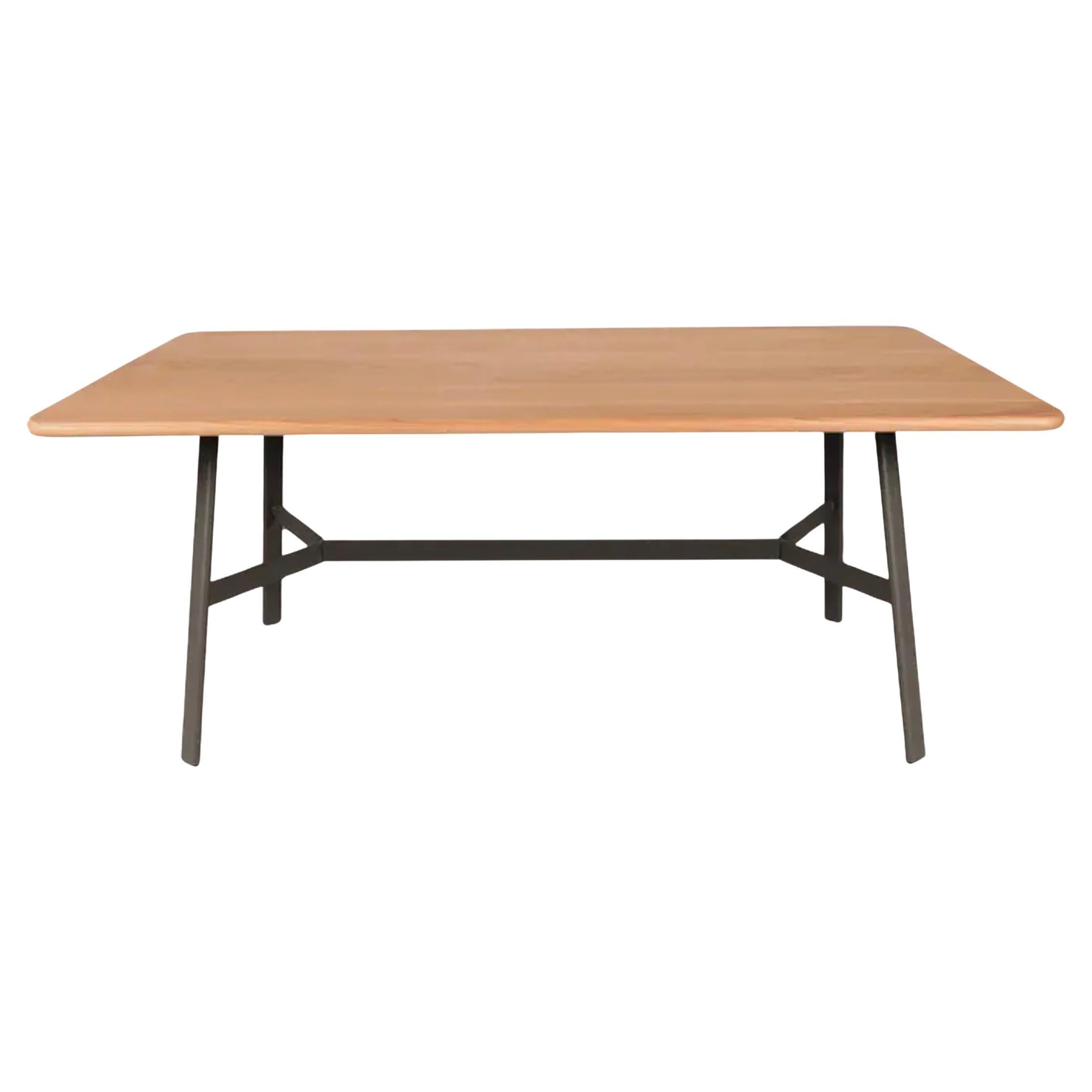 Fermob – SO’O Oak Table 180x90 cm W 70.9 × D 35.4 inch - Storm Grey