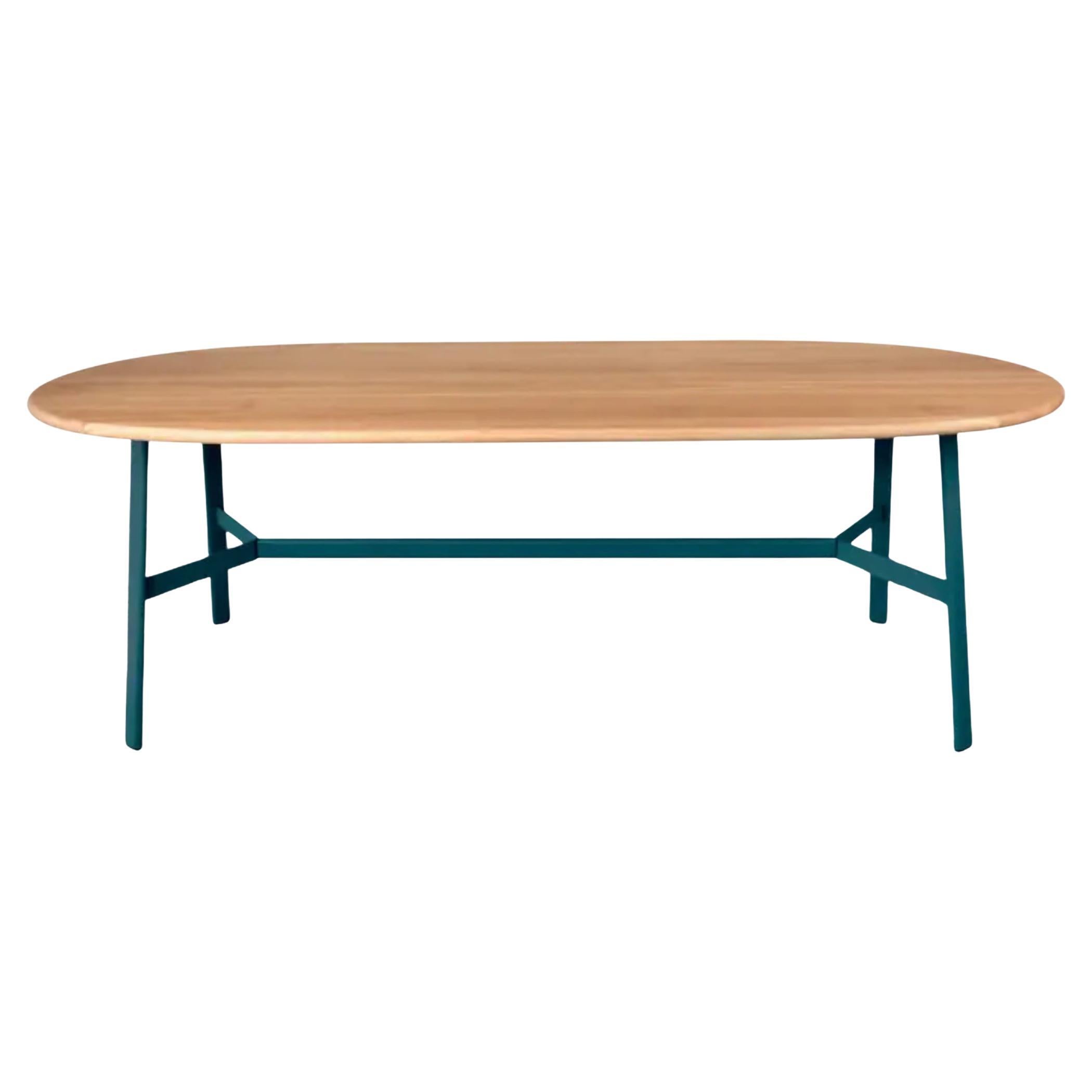 Fermob - Mesa SO
Oval Roble 220 × 95 cm - An 86.6 × F 37.4 pulgadas - Acapulco Azul