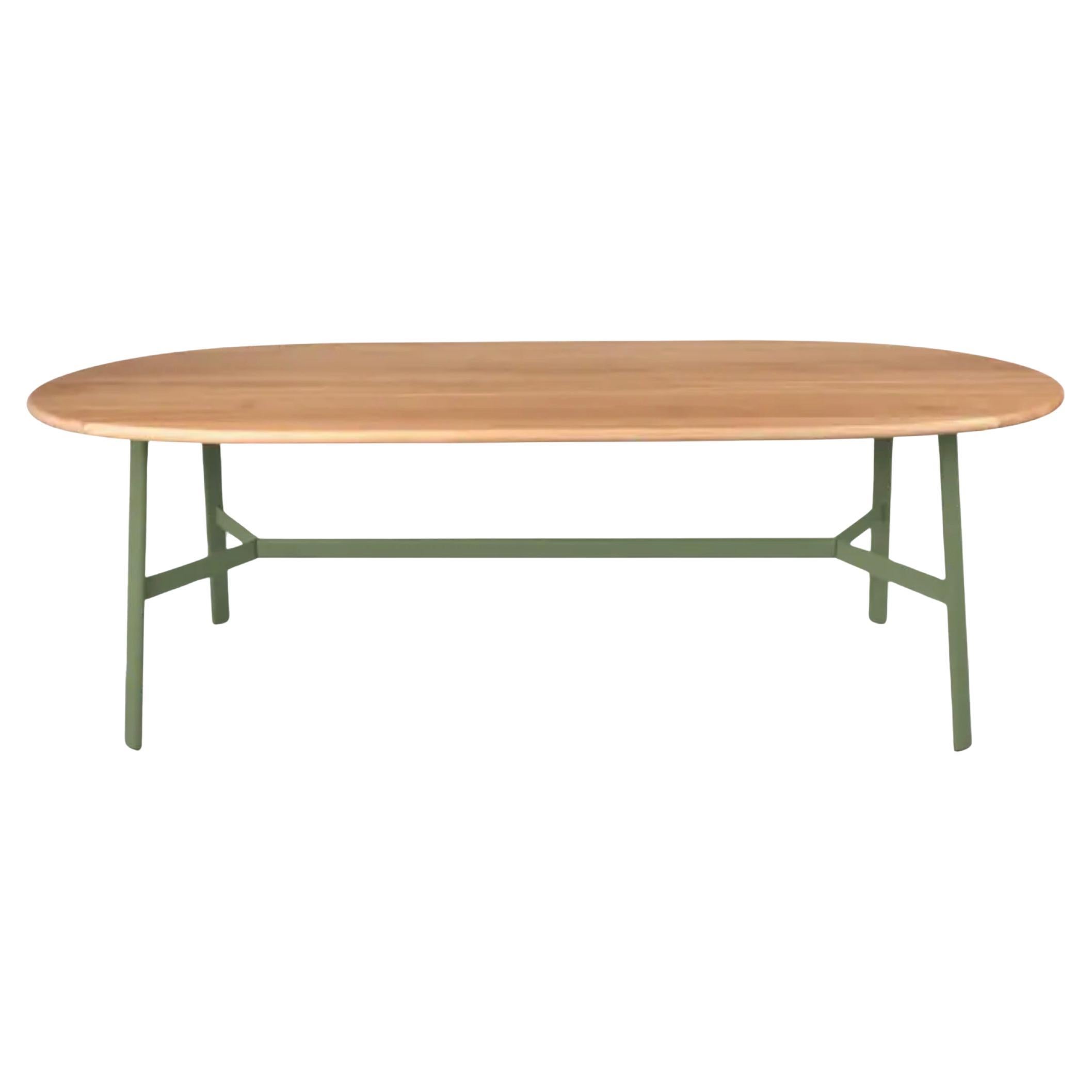 Fermob - SO
O Table ovale en chêne 220 × 95 cm - L 86.6 × P 37.4 inch - Cactus