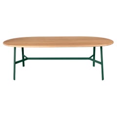 Fermob - SO
O Table ovale en chêne 220 × 95 cm - L 86.6 × P 37.4 inch - Vert cèdre
