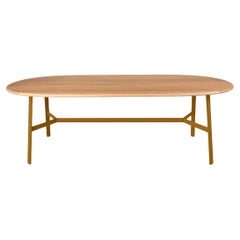Fermob – SO’O Oval Oak Table 220 × 95 cm - W 86.6 × D 37.4 inch - Gingerbread