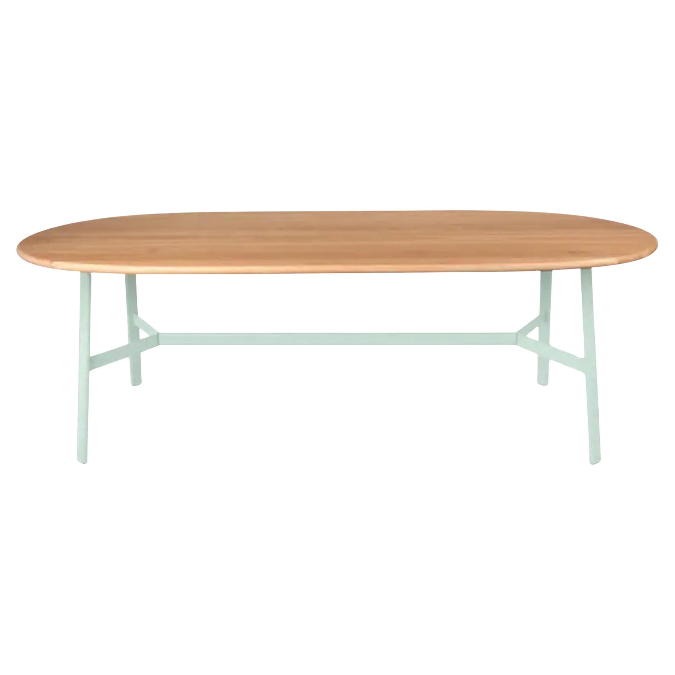 Fermob - Mesa SO
Oval Roble 220 × 95 cm - An 86.6 × F 37.4 pulgadas - Ice Mint