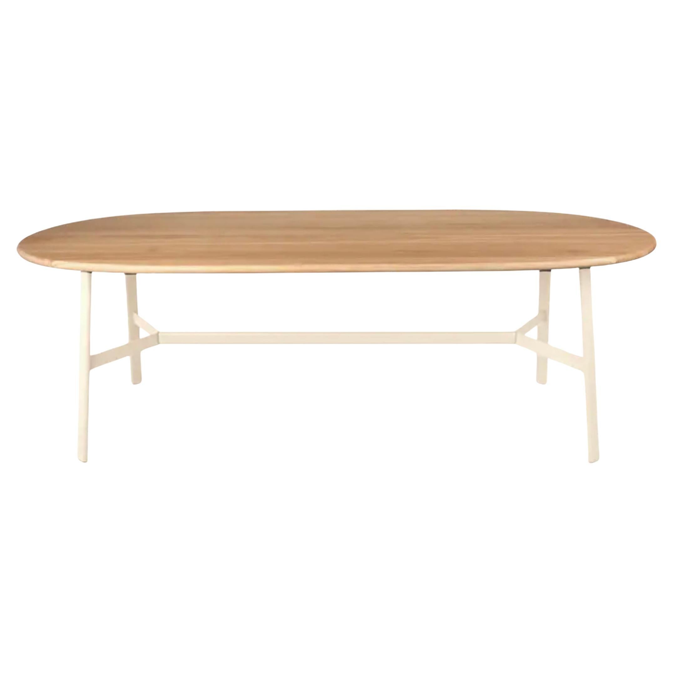 Fermob - SO
O Oval Oak Table 220 × 95 cm - W 86.6 × D 37.4 inch - Latte beige