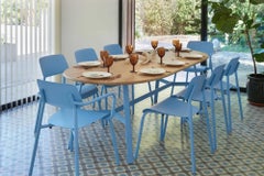 Fermob - SO'O Oval Oak Table 220 × 95 cm - W 86.6 × D 37.4 inch - Tonka