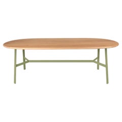 Fermob - SO
O Table ovale en chêne 220 × 95 cm - L 86.6 × P 37.4 inch - Willow Green