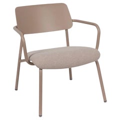 Fermob - STUDIE Fauteuil lounge en tissu - Muscade - Beige saupoudré