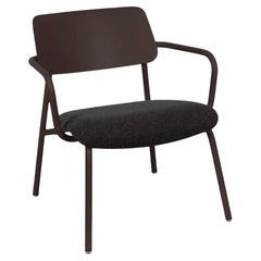 Fermob – STUDIE Fabric Lounge Armchair - Tonka - Sprinkled Brown