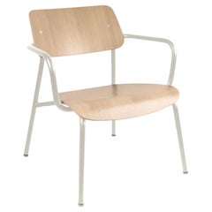 Fermob – STUDIE Oak Lounge Armchair - Clay Grey