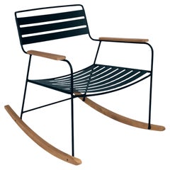 Fermob - SURPRISING Rocking Chair - Acapulco Blue