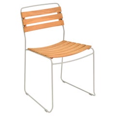 Fermob - Surprenante chaise en teck - Gris argile
