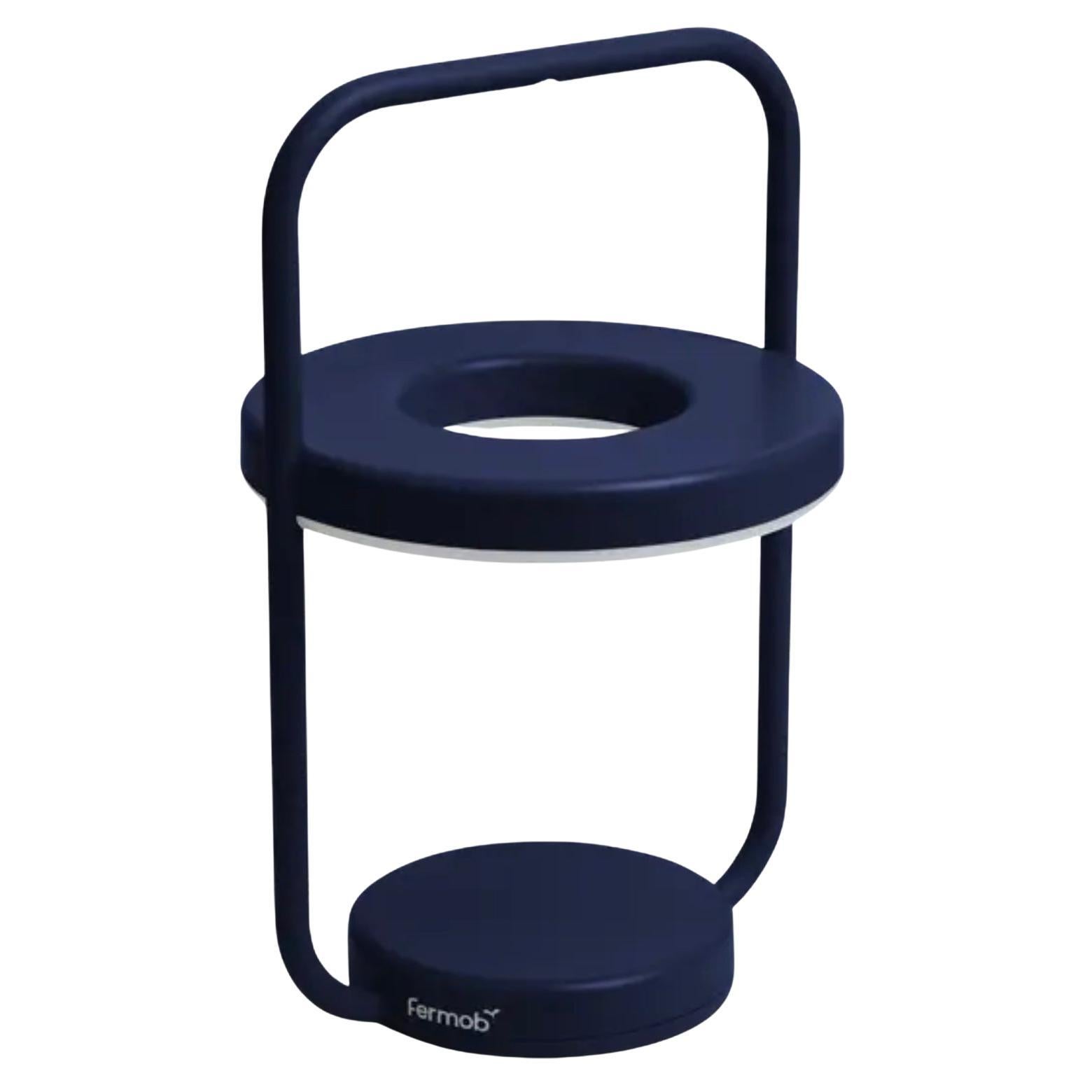 Fermob - ULLI Monochrome Portable Lamp - Deep blue - Set of 3 lamps For Sale