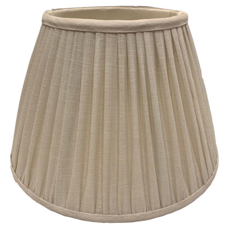 Fermoie Lamp Shade in Cream Moire For Sale