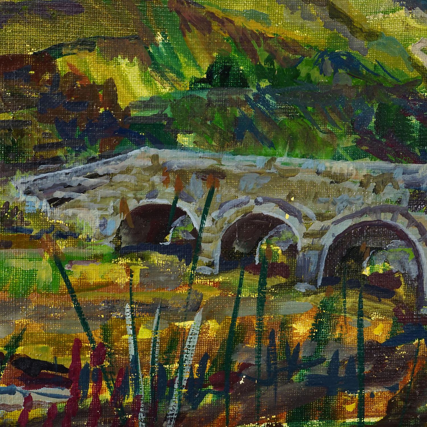 Fermoyle House, Brandon Bay, Irland, 1976 - Alexander Michael Ölgemälde (Deutsch) im Angebot