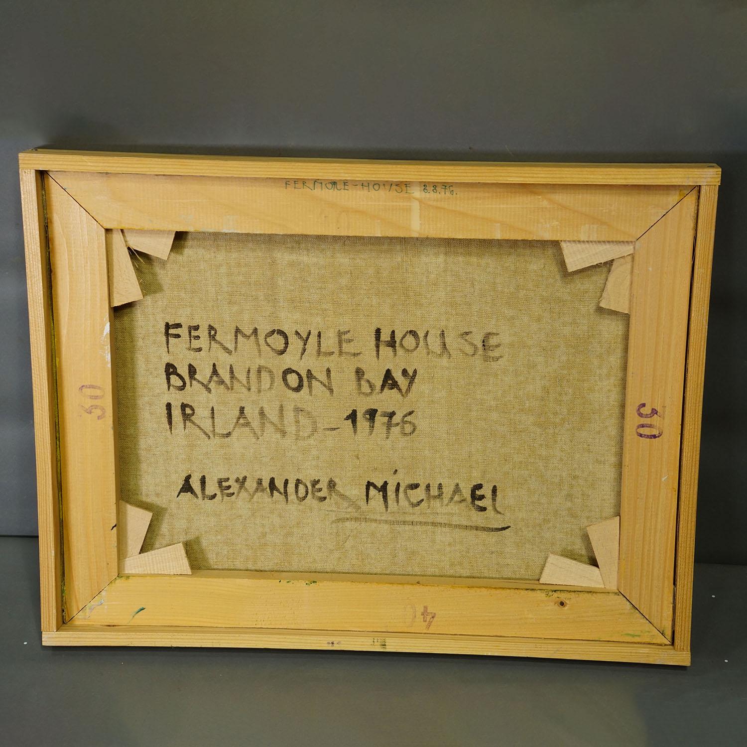 Fermoyle House, Brandon Bay, Irland, 1976 - Alexander Michael Ölgemälde (Leinwand) im Angebot