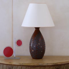 Fern Ceramic Lamp, Dark Brown, by Bunny Williams Home