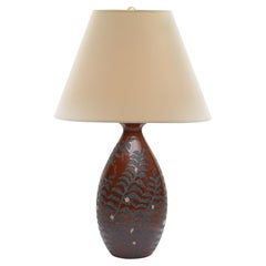 Fern Ceramic Lamp, Dark Brown, by Bunny Williams Home