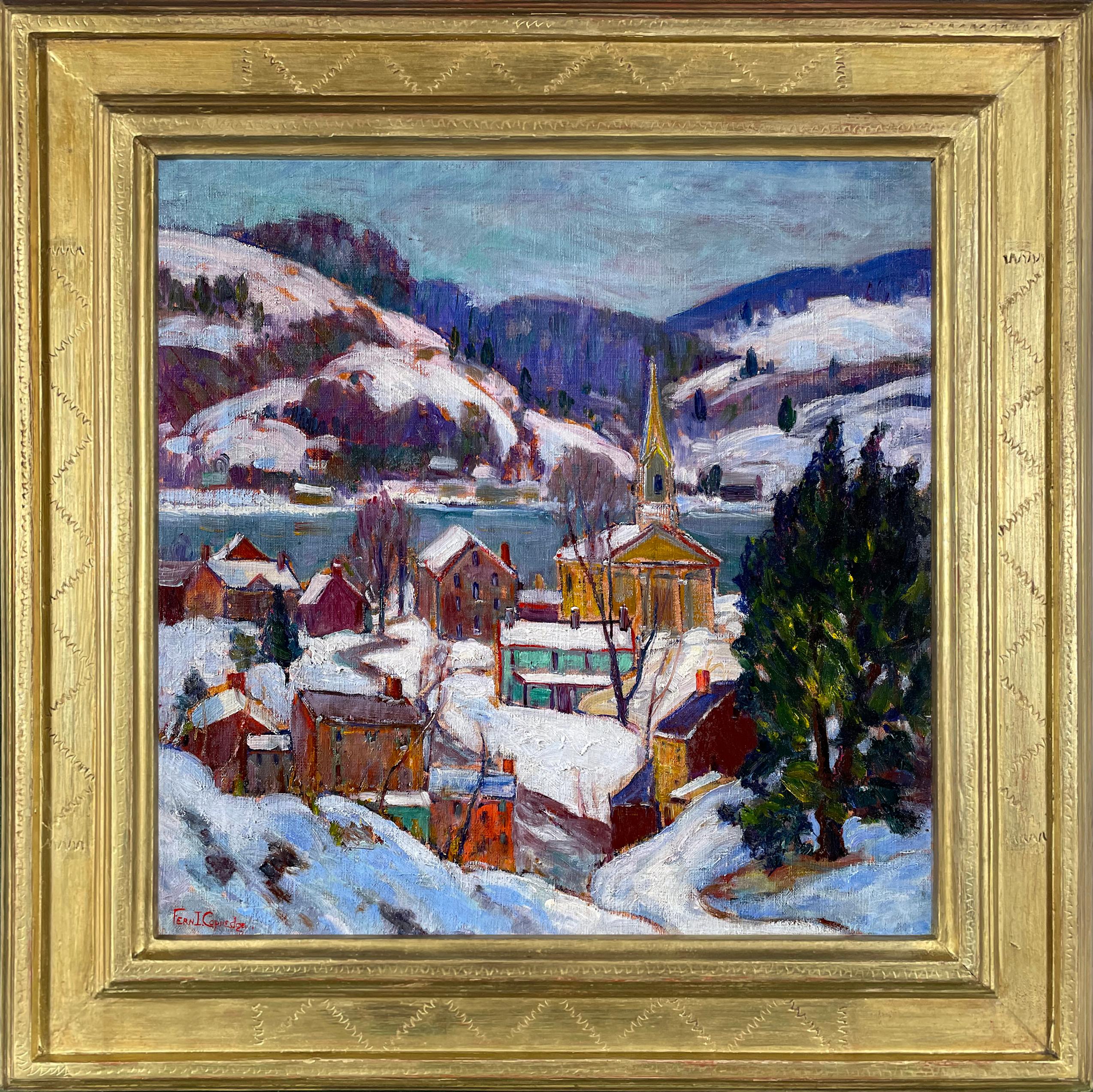 New Hope Hills – Painting von Fern Coppedge