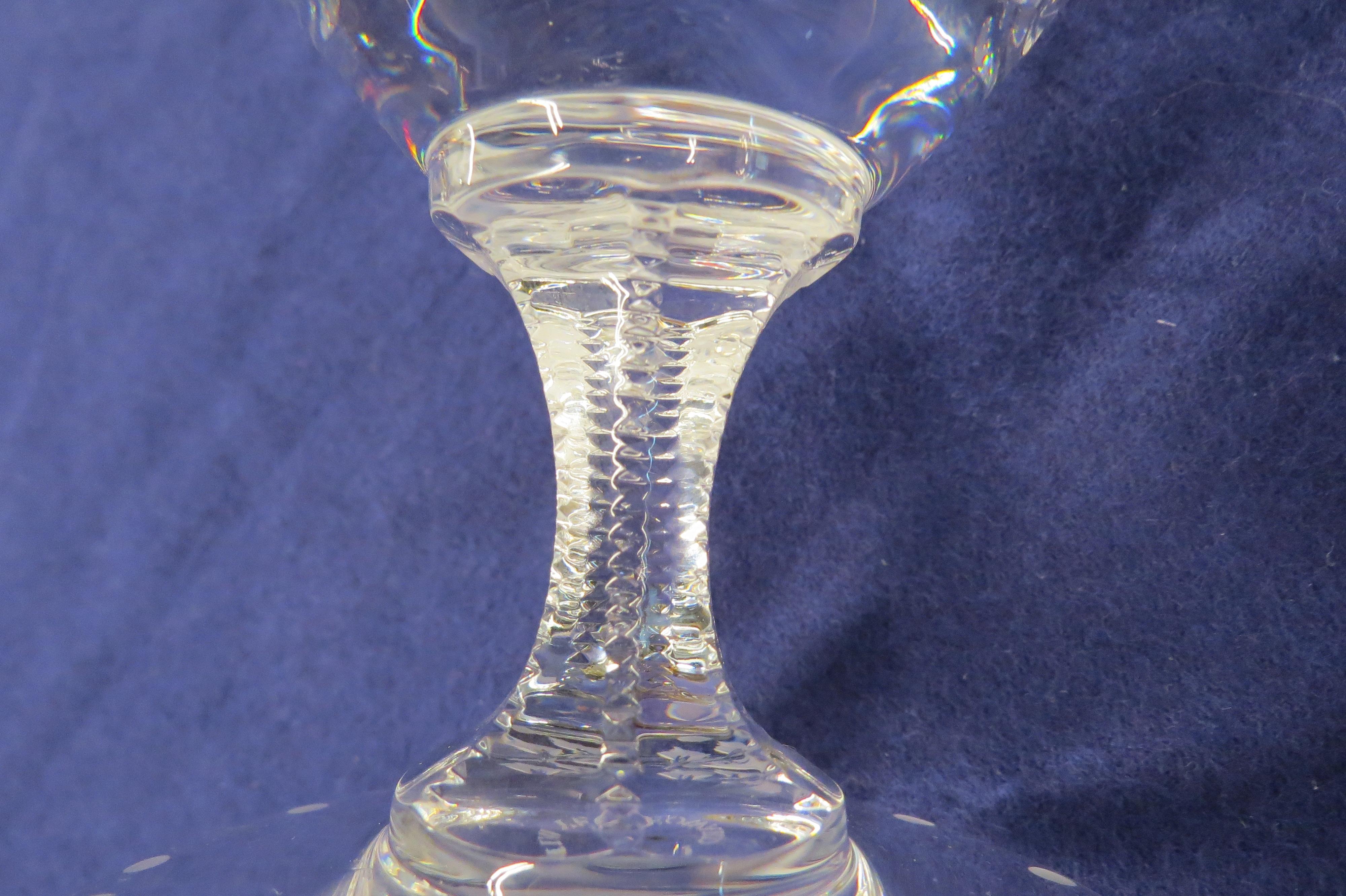 Fern Goblet by William Yeoward Crystal Set of Twelve For Sale 1