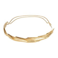 Fern Fern-Kopfteil aus Gold