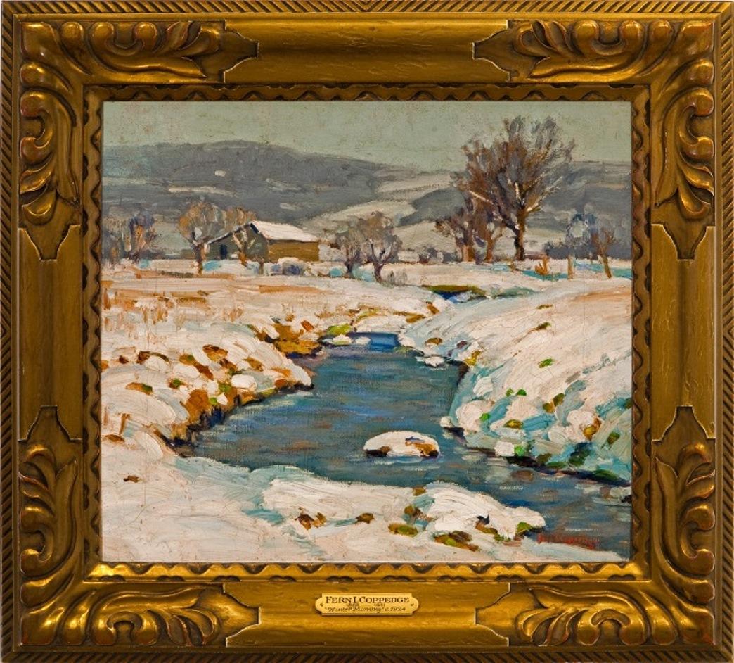 Fern Isabel Coppedge Landscape Painting - "Winter Morning"
