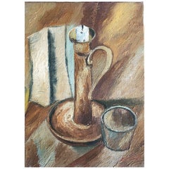 Fernand Audet Huile post-impressionniste française - Nature morte