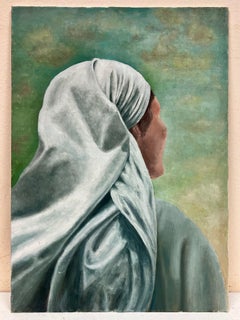 FERNAND AUDET (1923-2016) IMPRESSIONNISTE FRANÇAISE - Lady In Headscarf