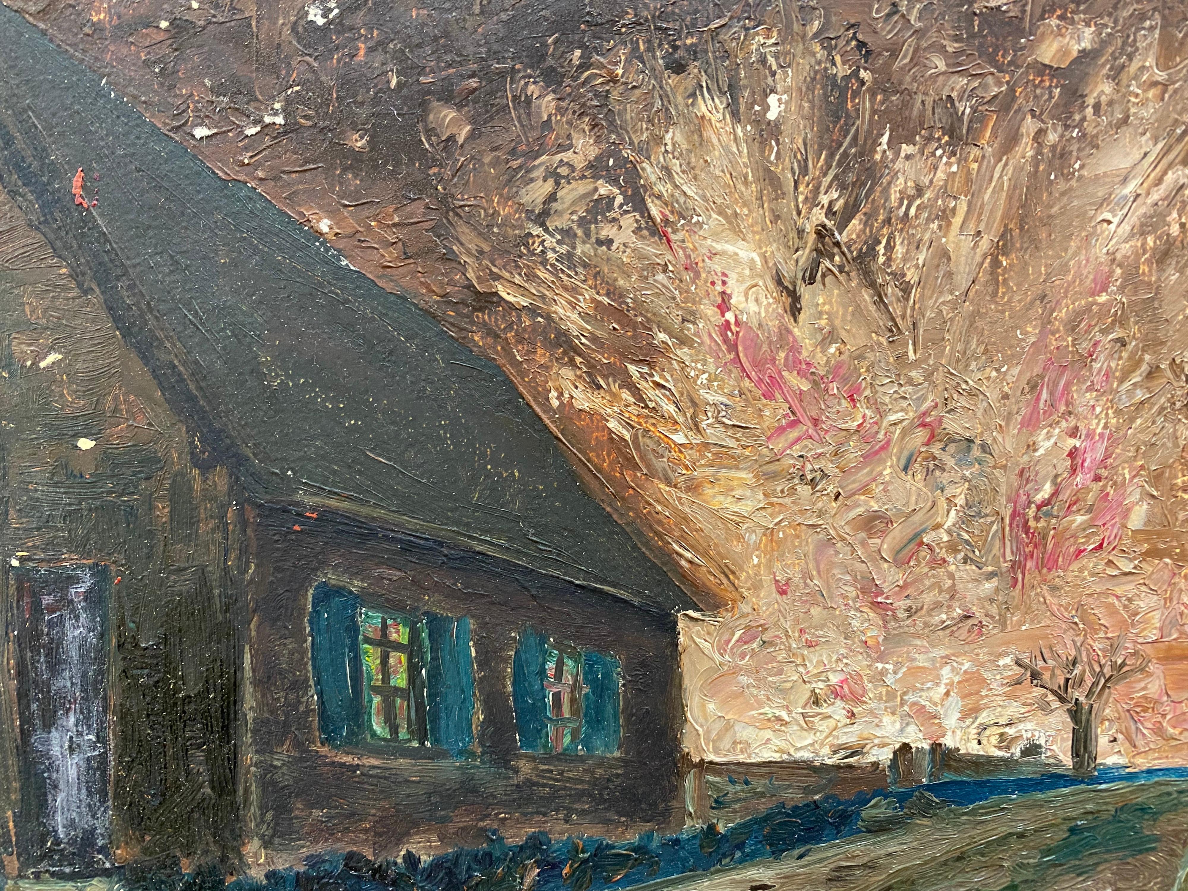 FERNAND AUDET (1923-2016) FRENCH MODERNIST OIL  - Post-Impressionist Painting by Fernand Audet