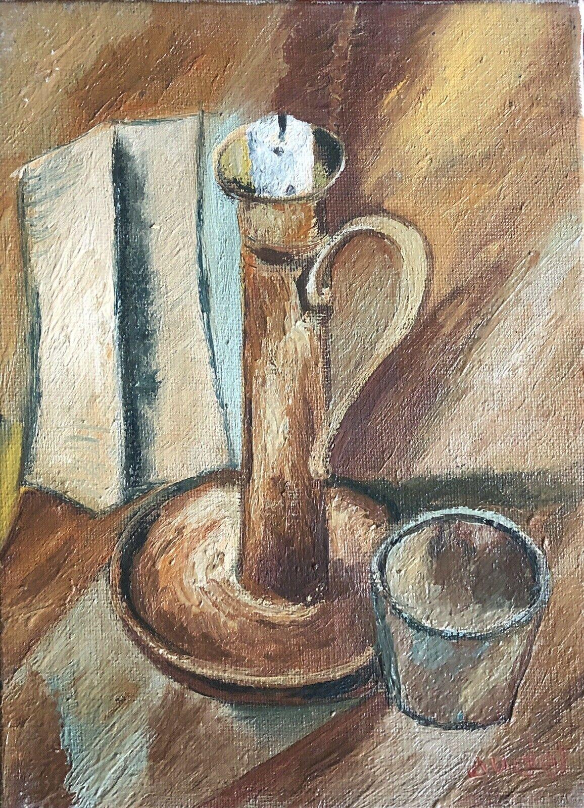 Fernand Audet Abstract Painting - FERNAND AUDET (1923-2016) FRENCH POST-IMPRESSIONIST OIL - STILL LIFE
