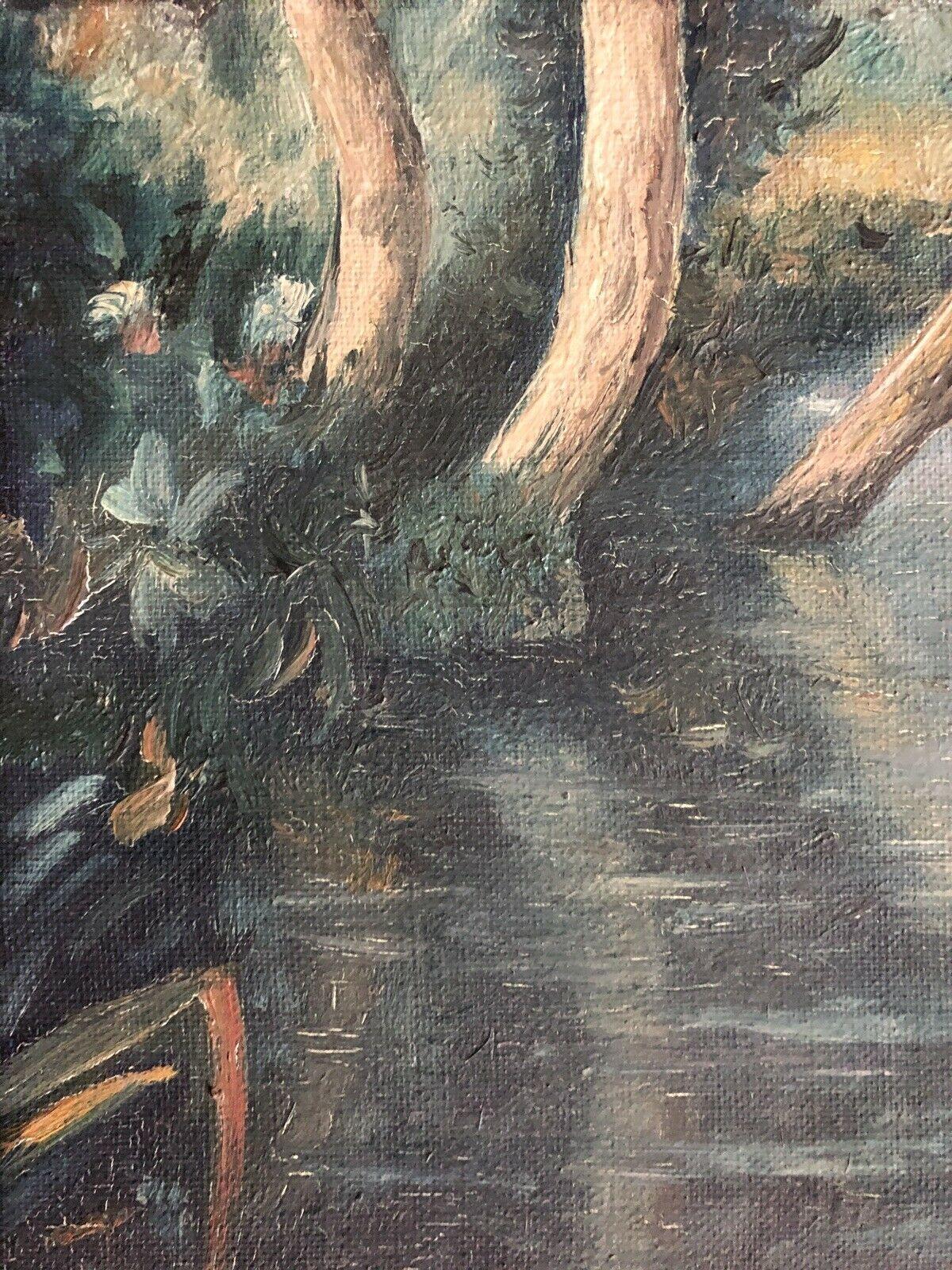 FERNAND AUDET (1923-2016) SIGNED FRENCH POST-IMPRESSIONIST OIL - RIVER LANDSCAPE - Painting by Fernand Audet