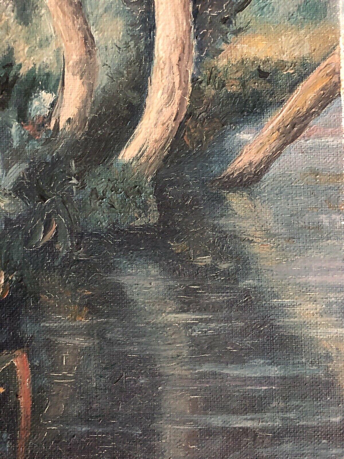 FERNAND AUDET (1923-2016) SIGNED FRENCH POST-IMPRESSIONIST OIL - RIVER LANDSCAPE - Post-Impressionist Painting by Fernand Audet