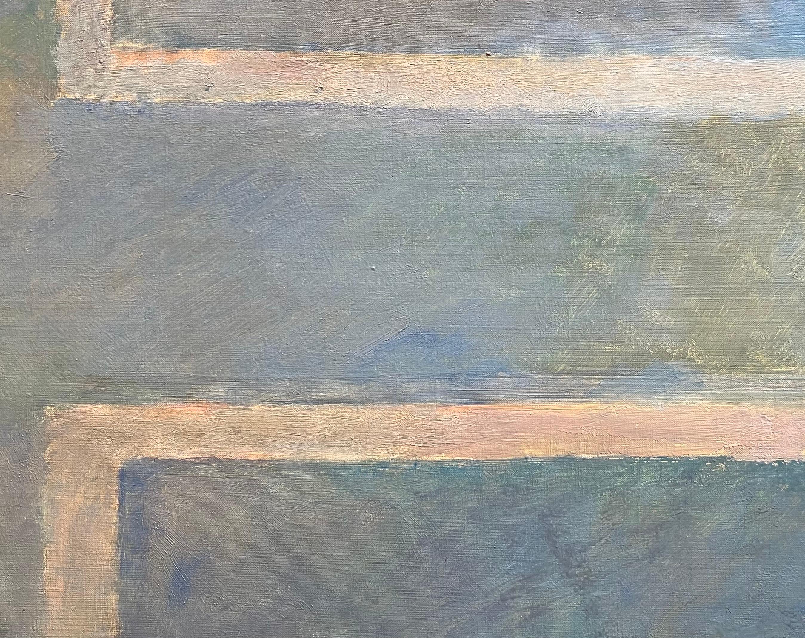Bottiglia blu di Fernand Blondin - Olio su tela - 50x61 cm in vendita 4