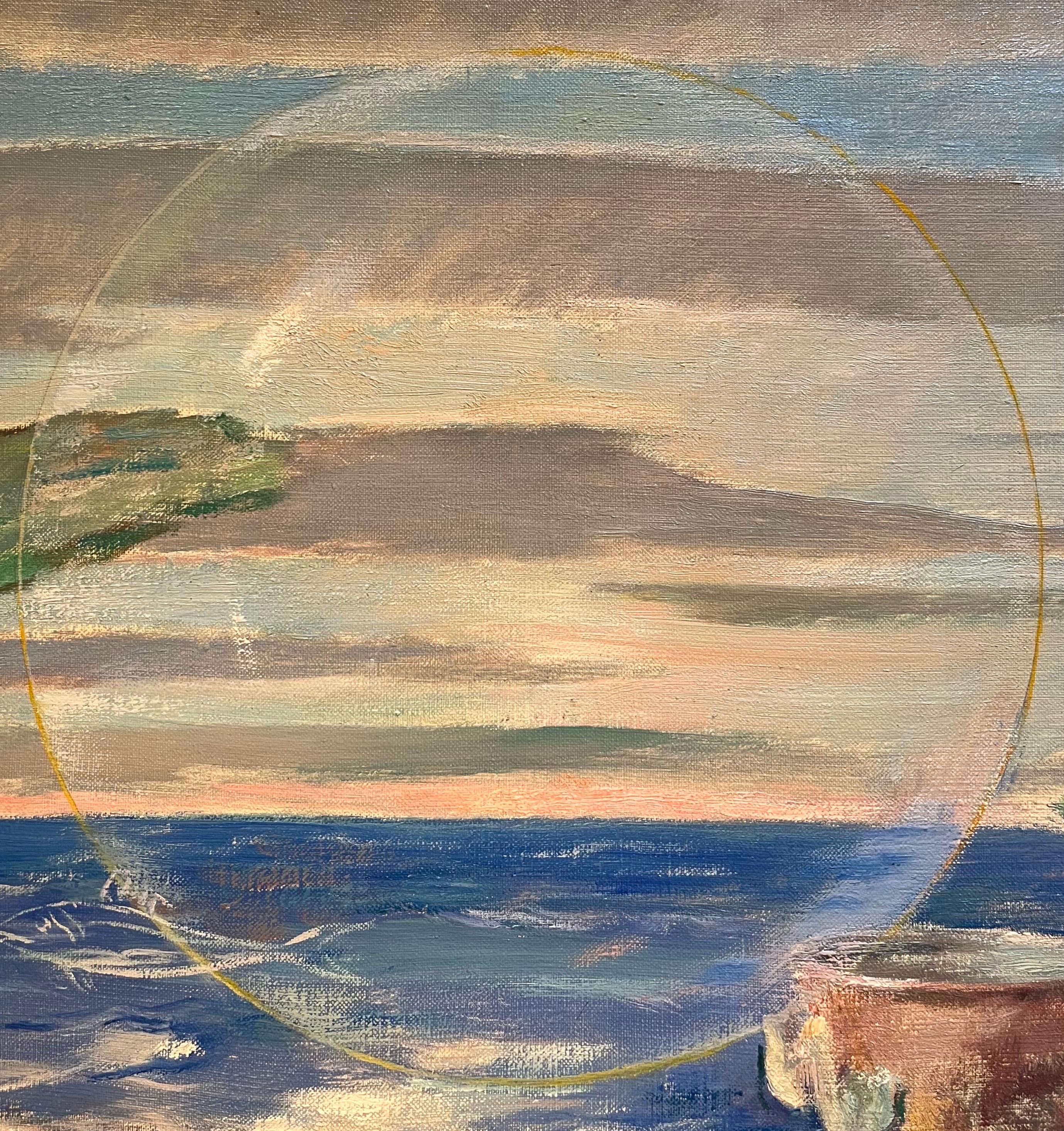 Cobo Shells by Fernand Blondin - Oil on Canvas - 54x81 cm For Sale 3