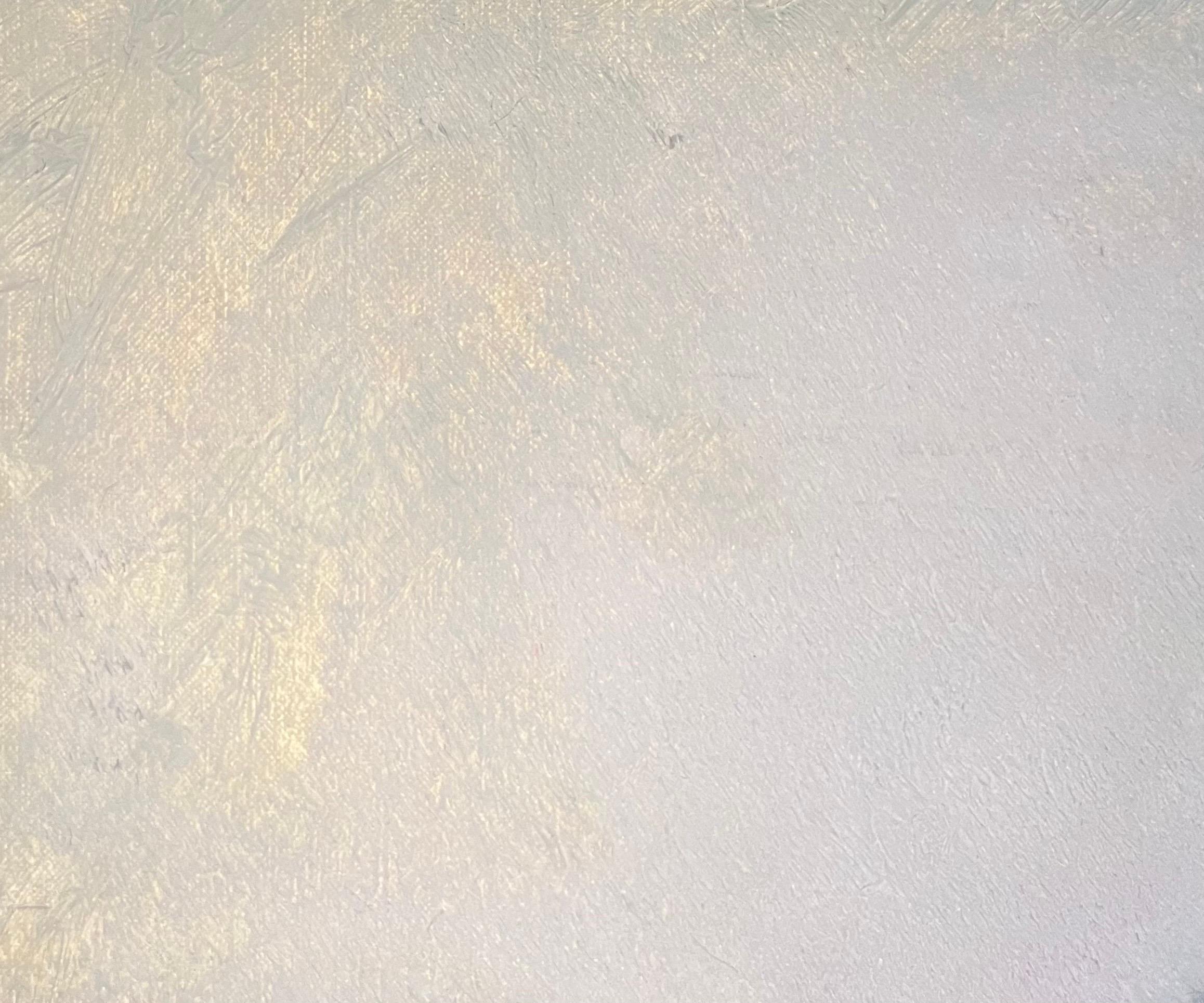 Porträt von Fernand Blondin - Öl auf Leinwand - 50x61 cm im Angebot 4
