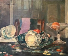 Nature morte aux légumes de Fernand Blondin - Huile sur toile - 54x65 cm