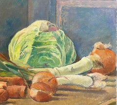 Vegetables by Fernand Blondin - Oil on Canvas - 50x61 cm