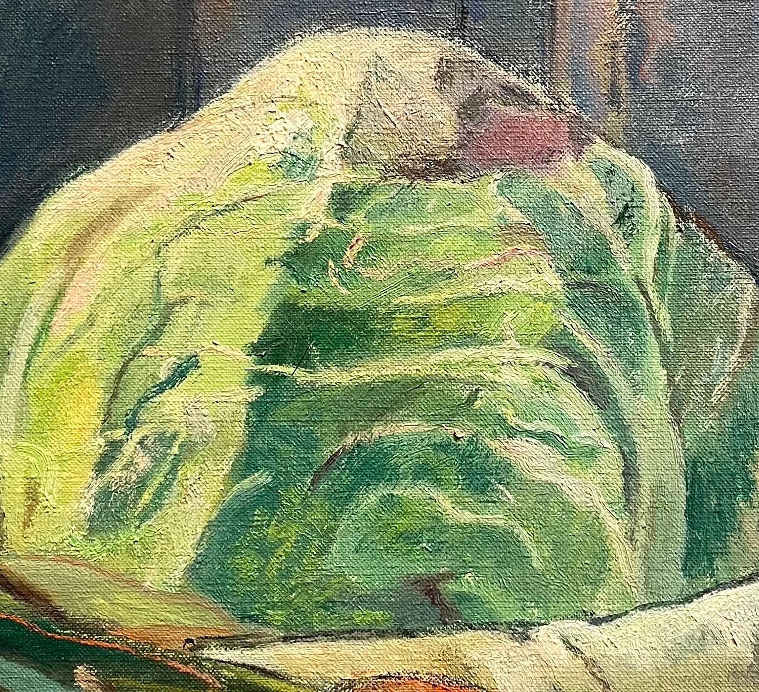 Vegetables von Fernand Blondin – Öl auf Leinwand – 50x61 cm im Angebot 5