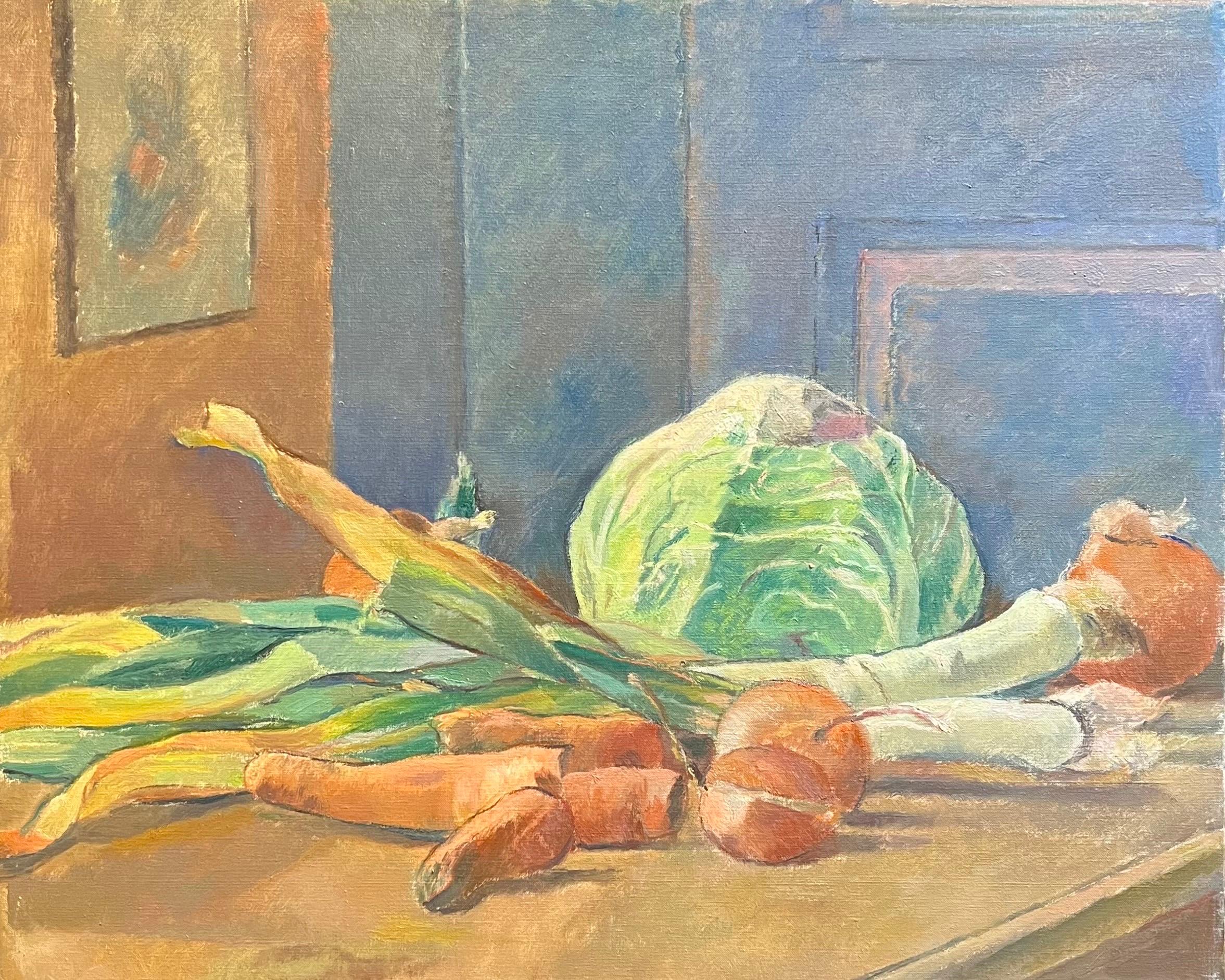 Verdure di Fernand Blondin - Olio su tela - 50x61 cm