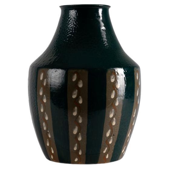 Fernand Elchinger, Grande vaso in ceramica smaltata della metà del secolo scorso, Francia