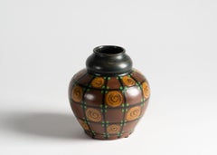 Fernand Elchinger, Piccolo vaso in ceramica smaltata della metà del secolo scorso, Francia