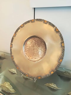 Fernand Grange Dinanderie Art Deco Schale, um 1930