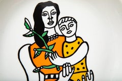 Fernand Leger (1881-1955)  Mid Century Modern Plate, Museum Seal