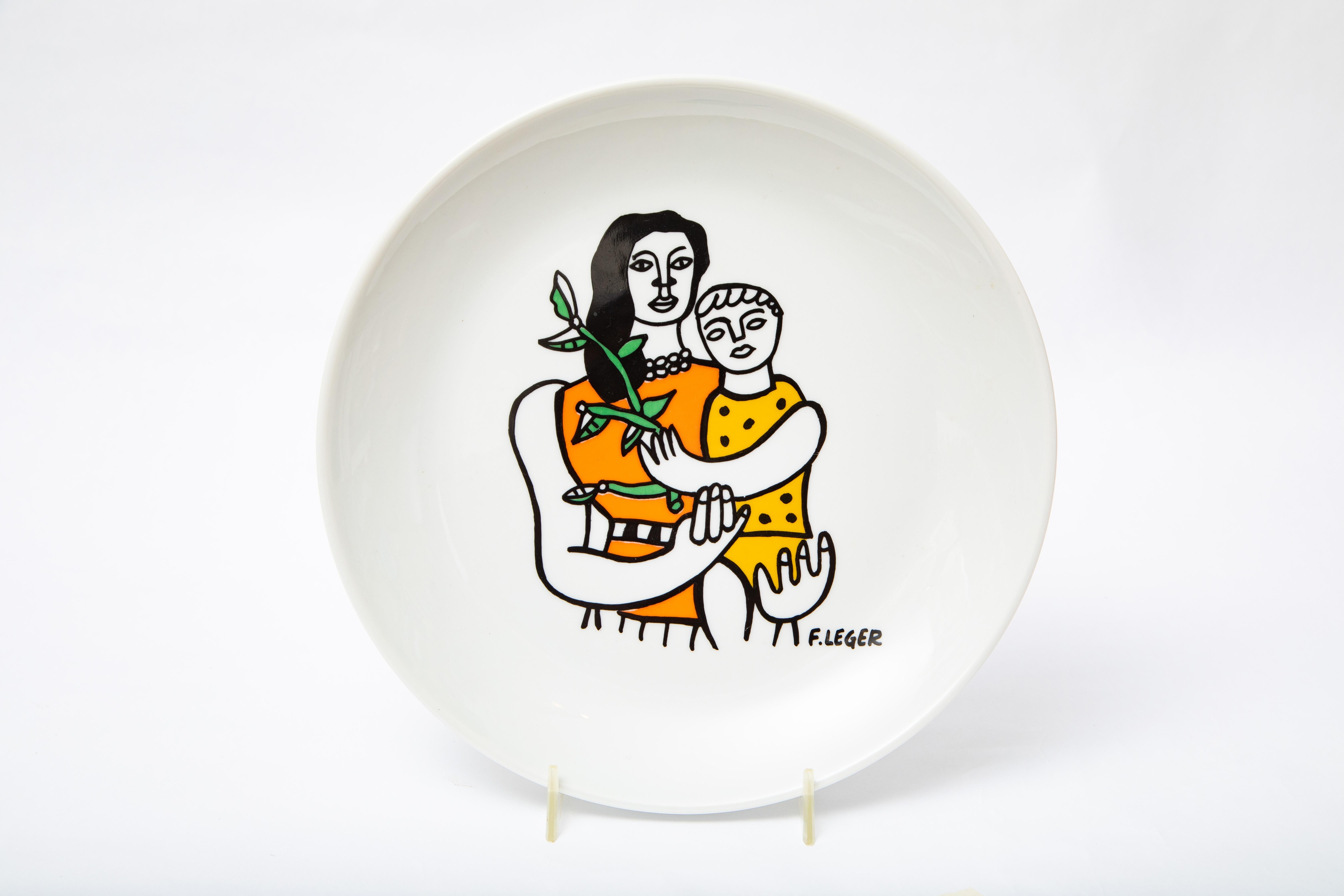 Fernand Leger (1881-1955)  Placa moderna de mediados de siglo, sello de museo Francés en venta