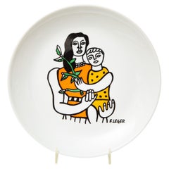 Fernand Leger (1881-1955)  Mid Century Modern Plate, Museum Seal