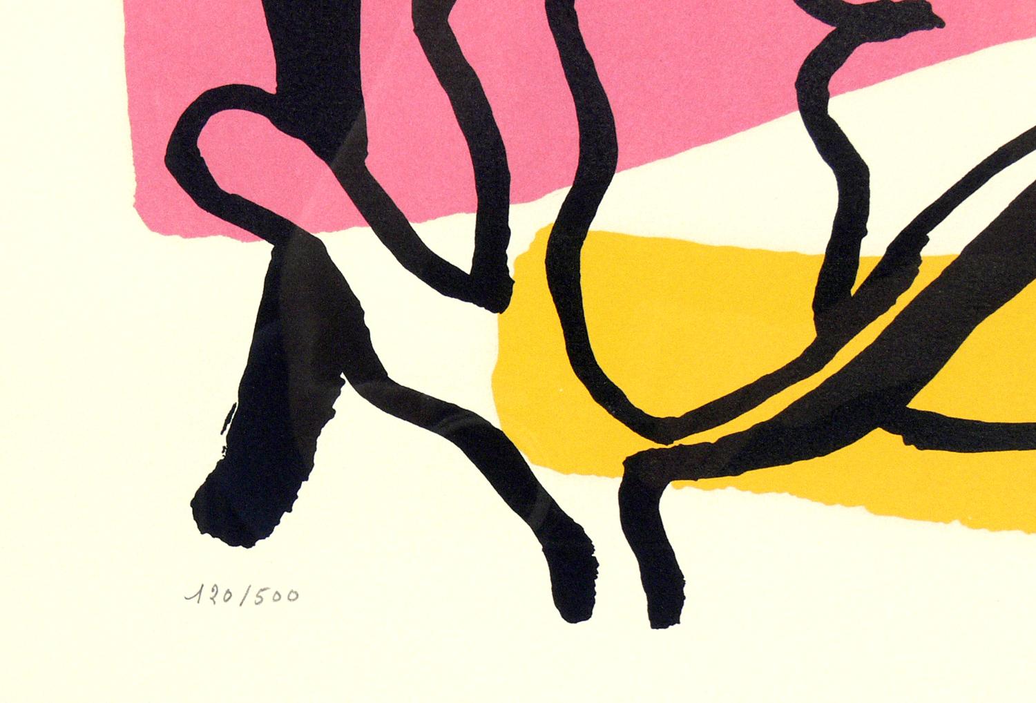Mid-Century Modern Fernand Léger Color Pochoir en vente
