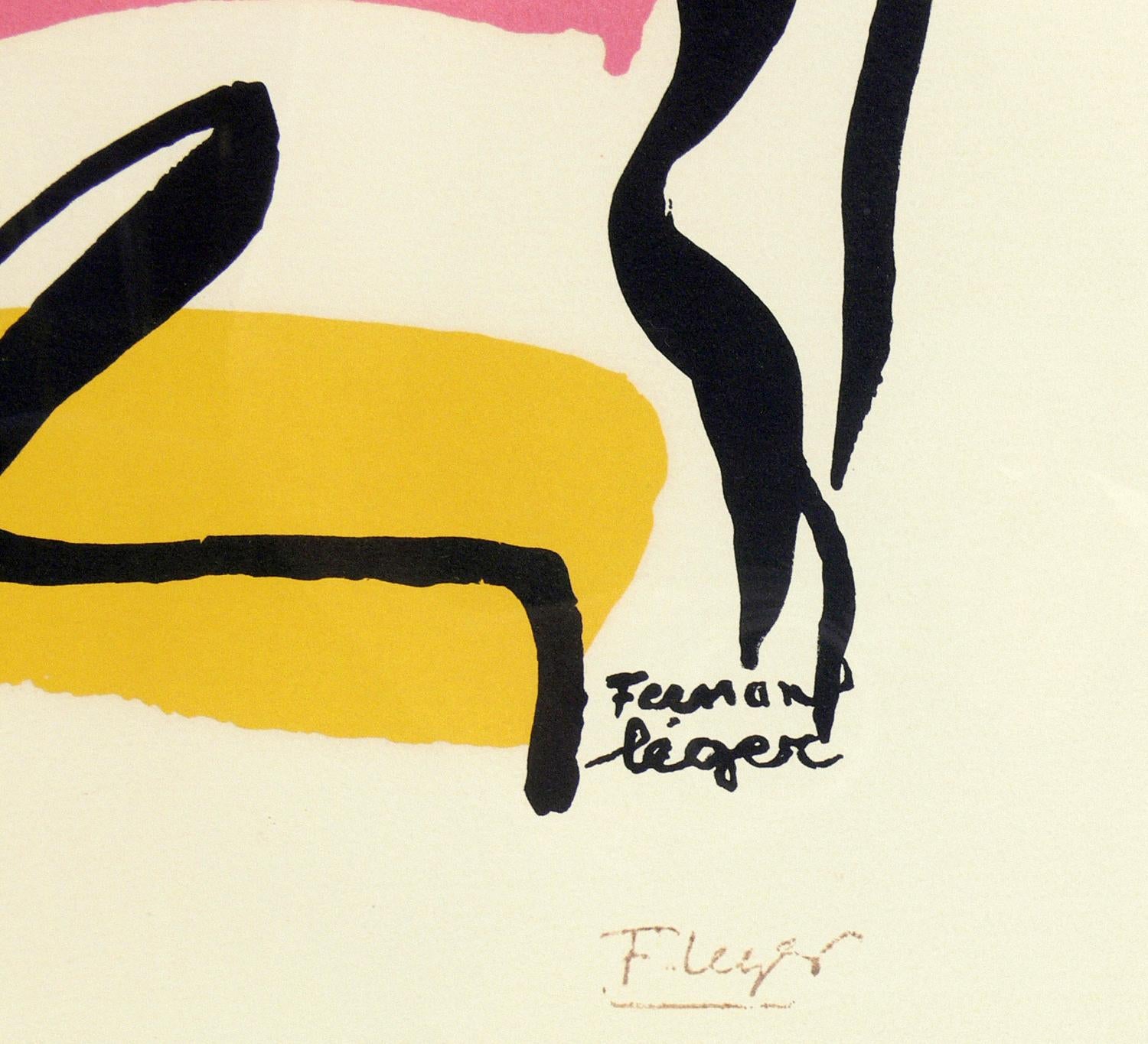 French Fernand Léger Color Pochoir For Sale