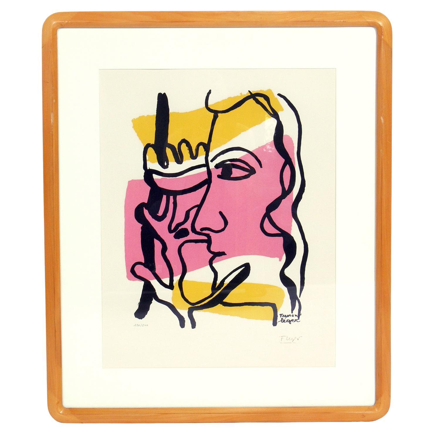Fernand Léger Farbe Pochoir im Angebot