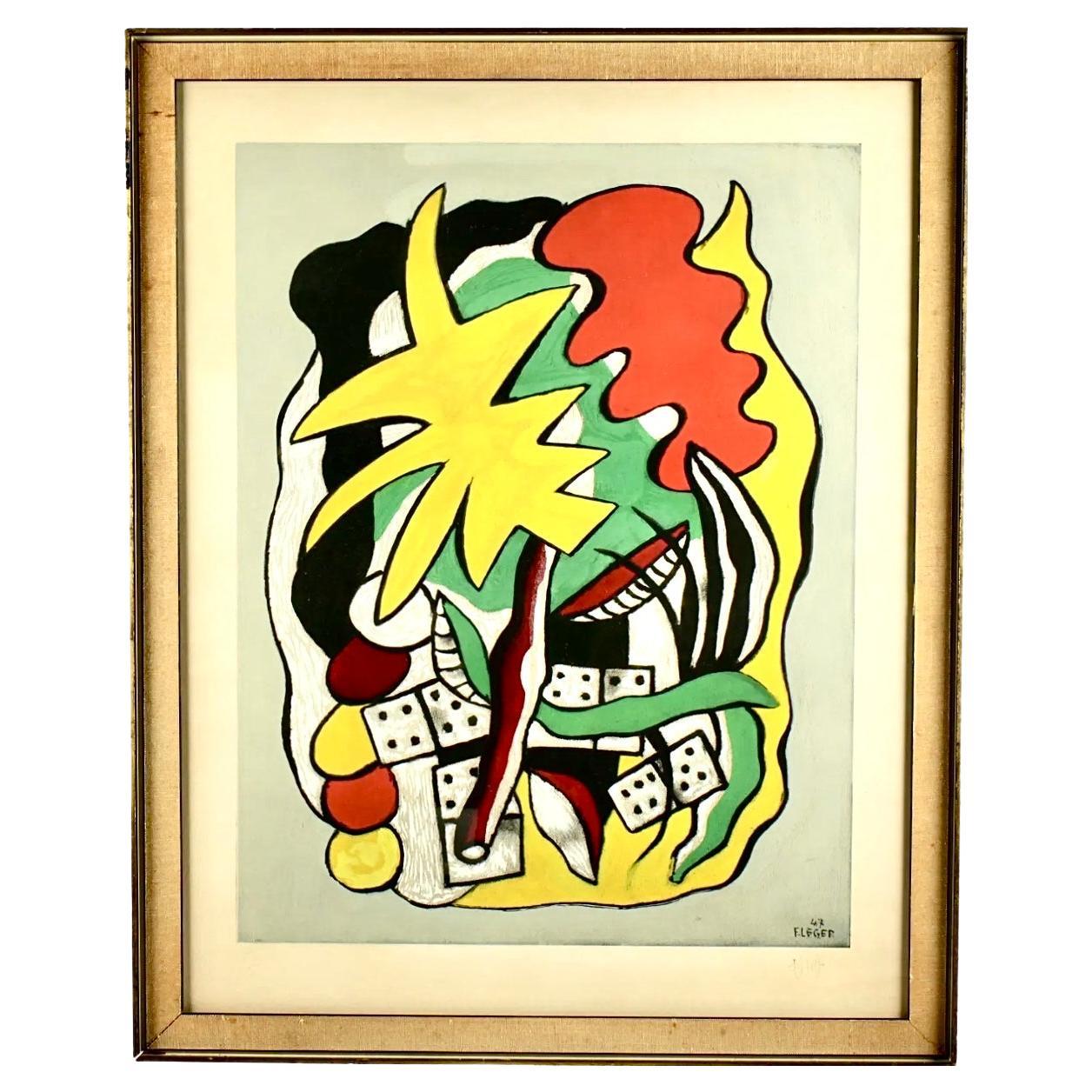 Fernand Lèger Composition aux Dominos Lithograph