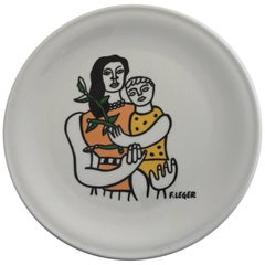 Fernand Leger Decorative Ceramic Plate