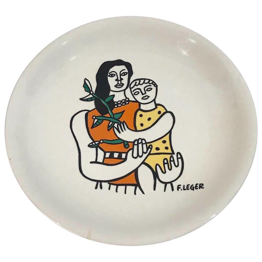 Fernand Leger Decorative Ceramic Plate