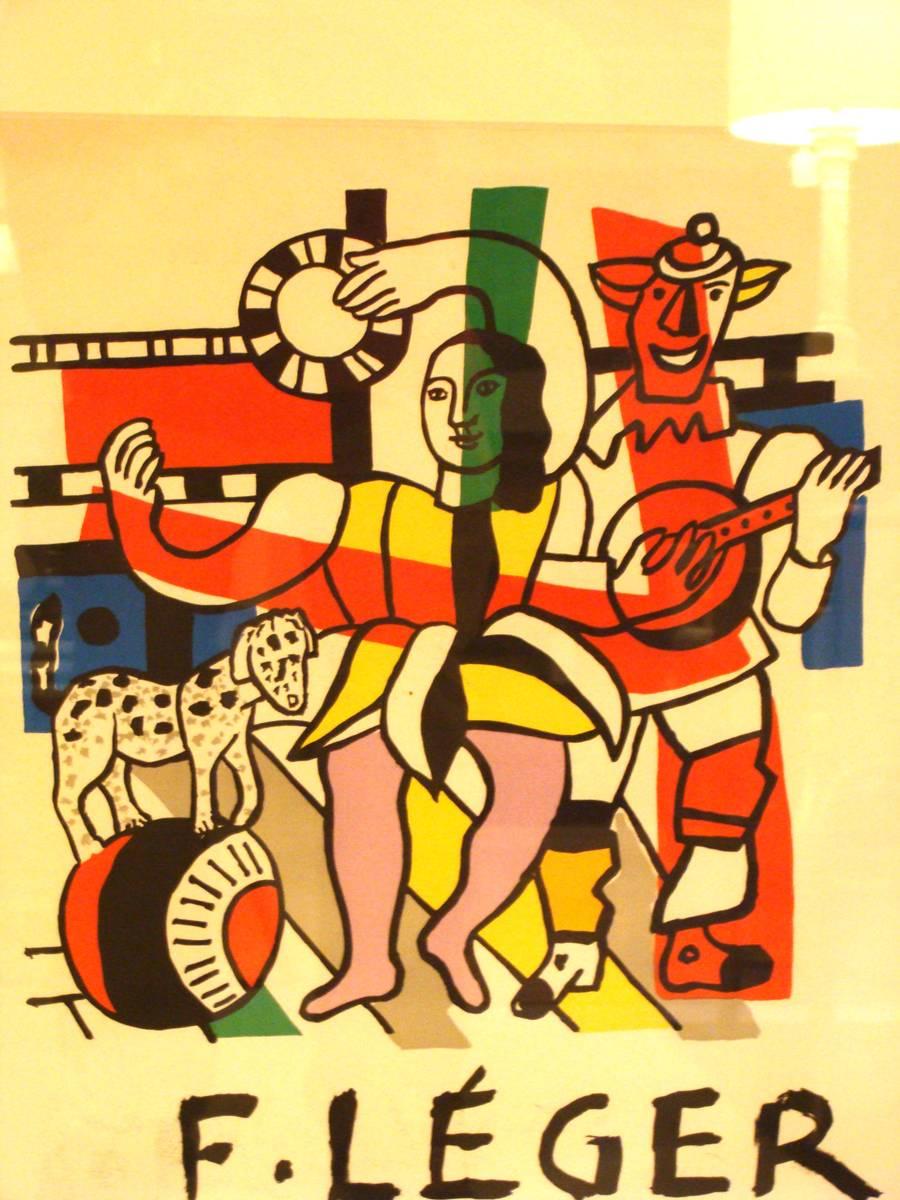 Mid-Century Modern Fernand Leger Exhibition Poster